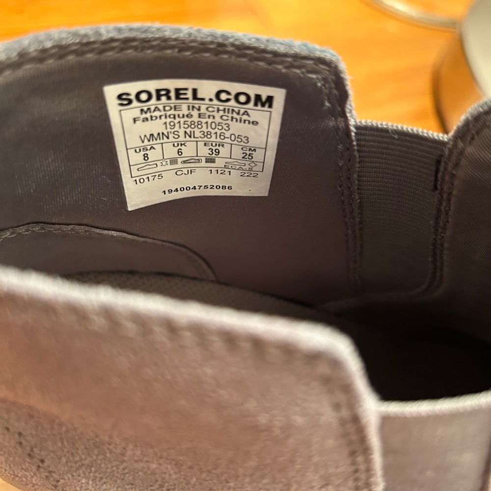 Sorel Gray Chelsea Rain Boots - Picture 6 of 6